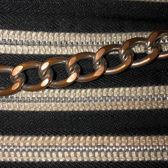 BAM Women’s Black and Gray Striped Shoulder Bag - Picture 11 of 11